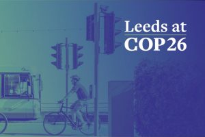 Leeds at COP26 cycling gradient