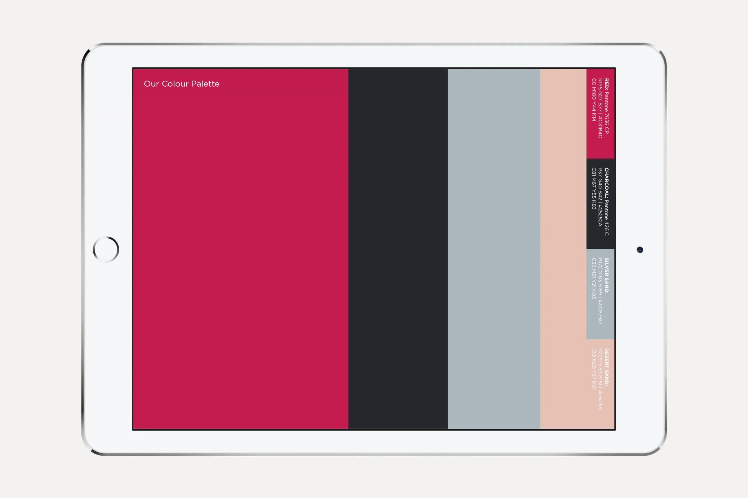 SofaDrop Guidelines colours