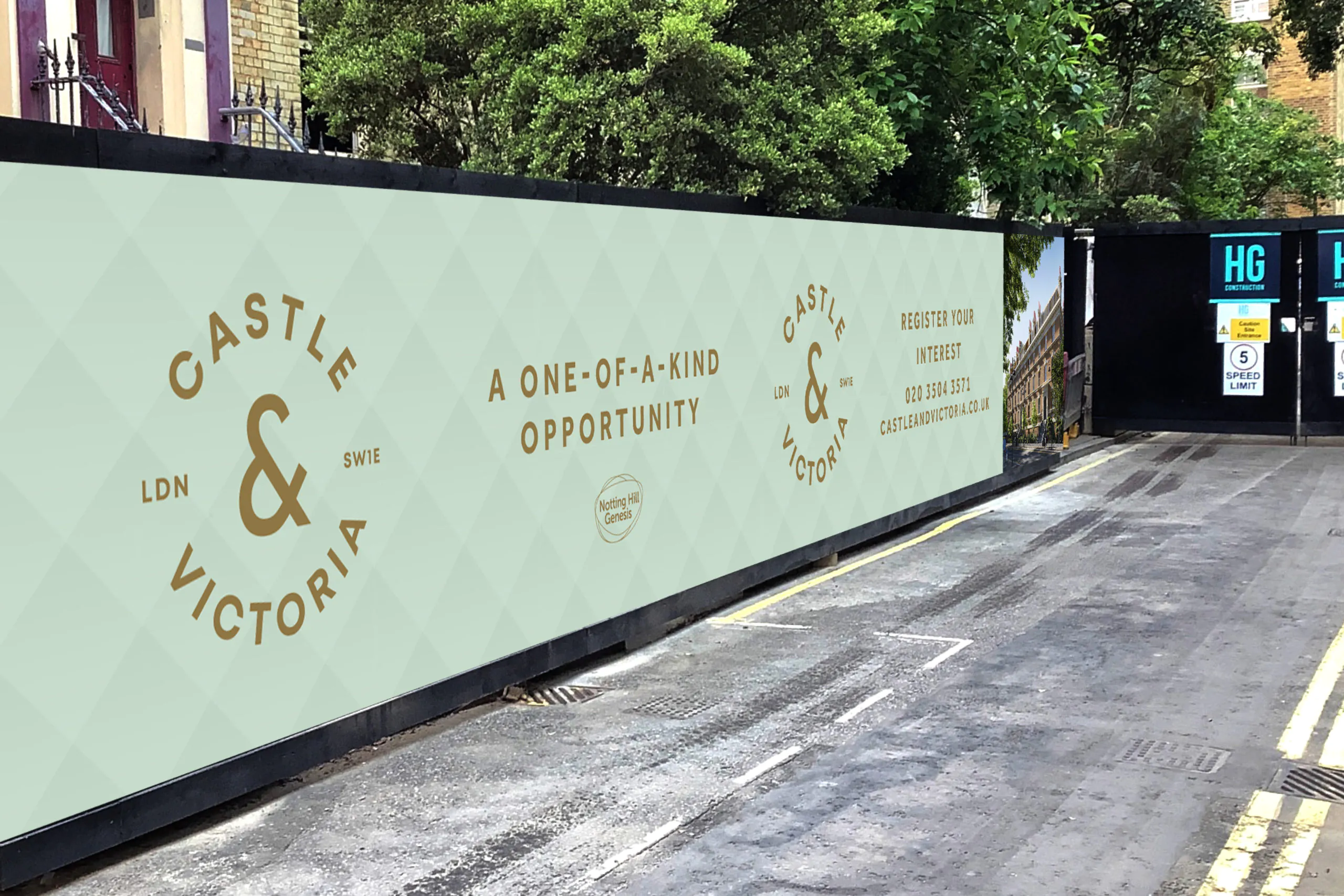 Castle & Victoria hoarding